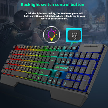 Wired Keyboard Luminous Desktop And Notebook Computer Accessories